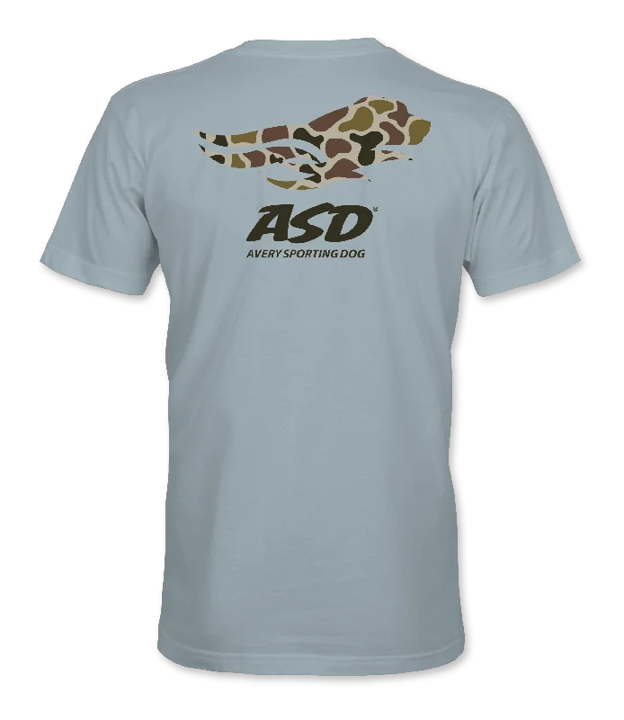 Avery Sporting Dog Camo Logo Short Sleeve Tee