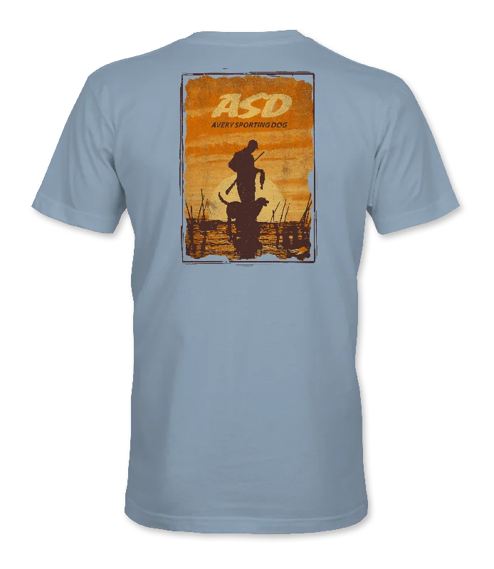 Avery Sporting Dog Sunset Short Sleeve Tee