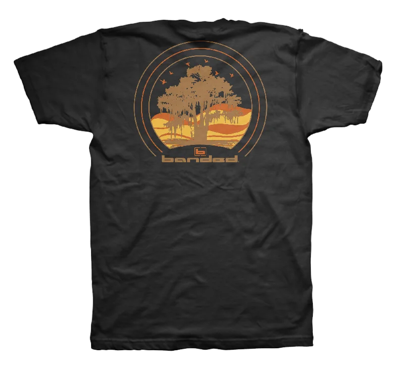 Banded Cypress Trees Short Sleeve T-Shirt