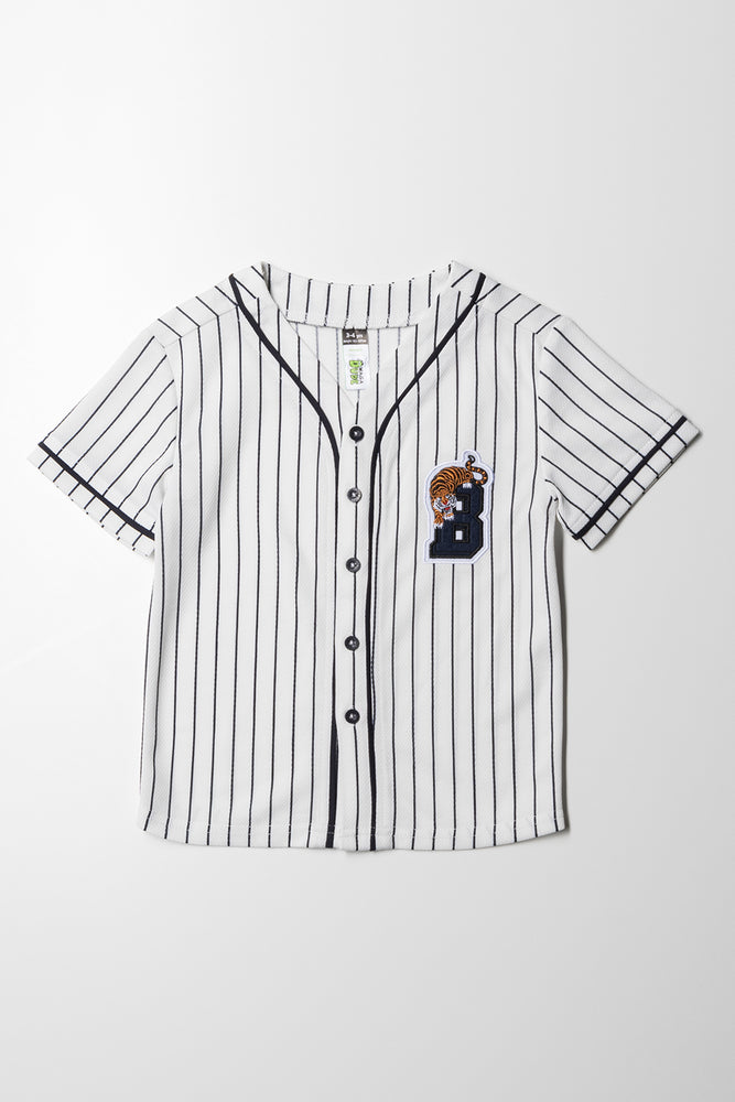 Baseball Short Sleeve T-Shirt White