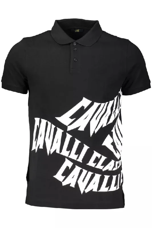 Cavalli Class Elegant Short-Sleeved  Men's Polo