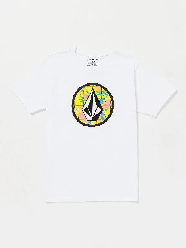 Circle Stone Short Sleeve Tee - White Combo