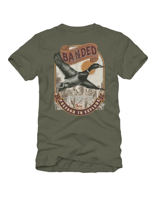 Banded Freedom To Explore Short Sleeve Tee