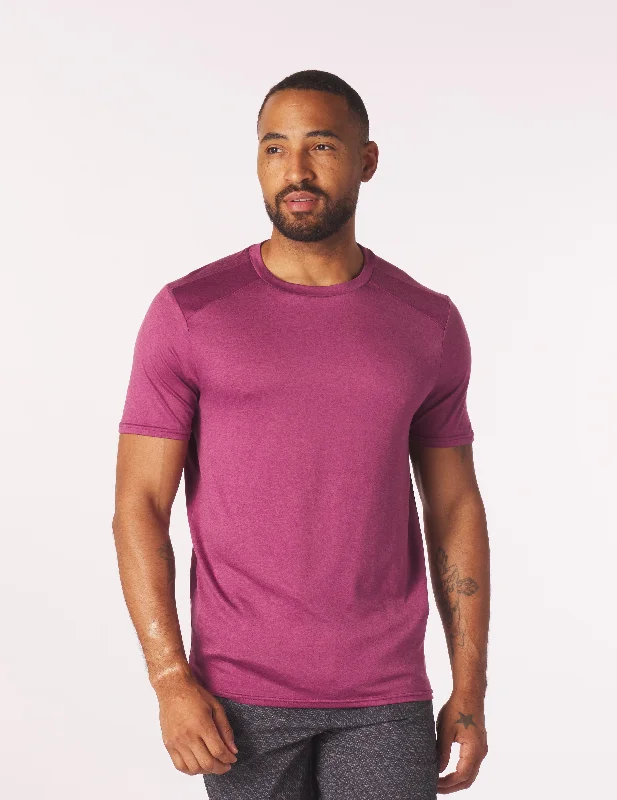 Salton Short Sleeve: Rouge Heather