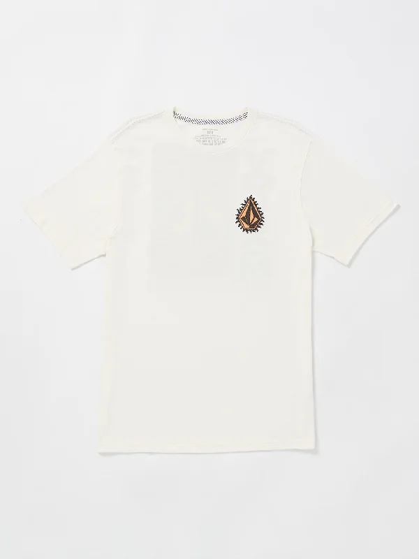 Flamed Short Sleeve Tee - Off White