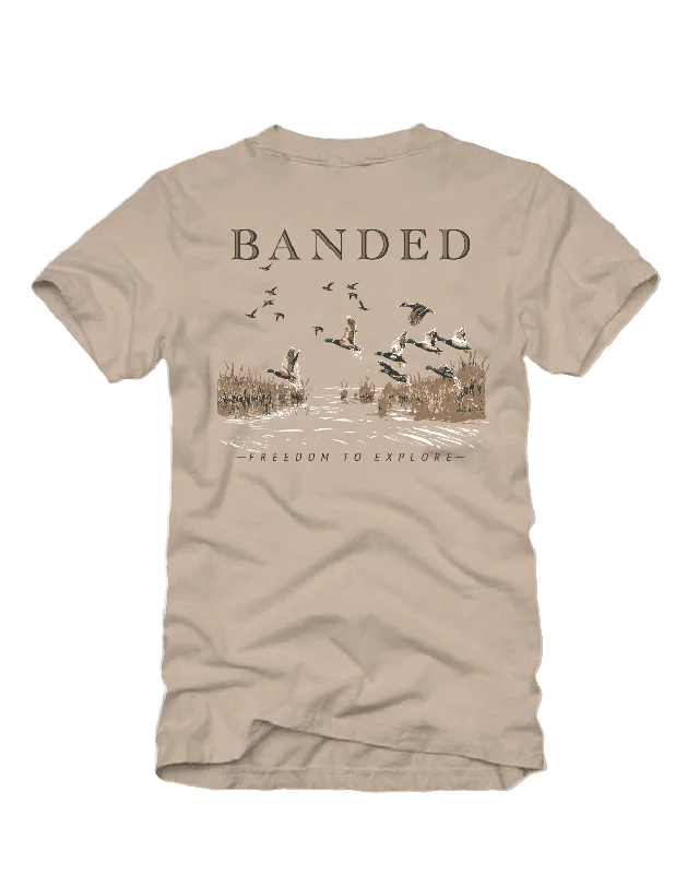 Banded Flying Mallards Short Sleeve Tee