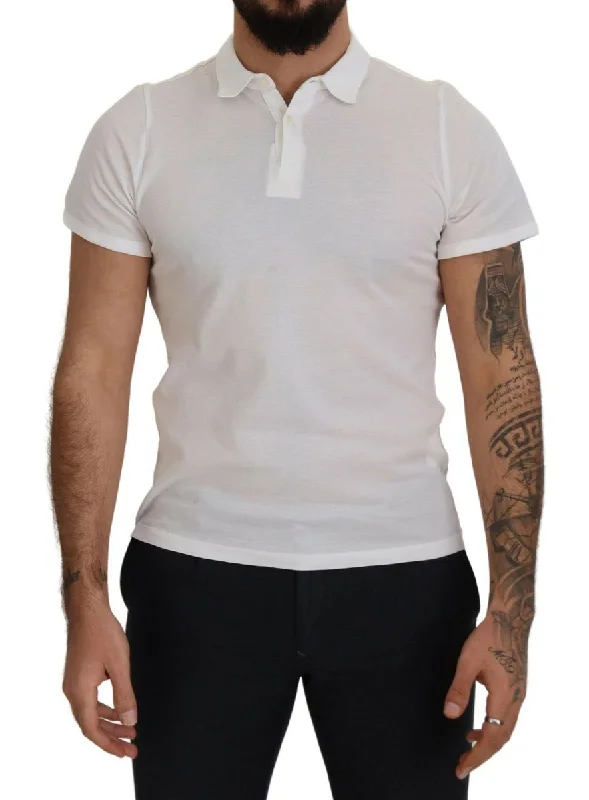 FRADI  Cotton Colla Short Sleeves Polo Men's T-shirt