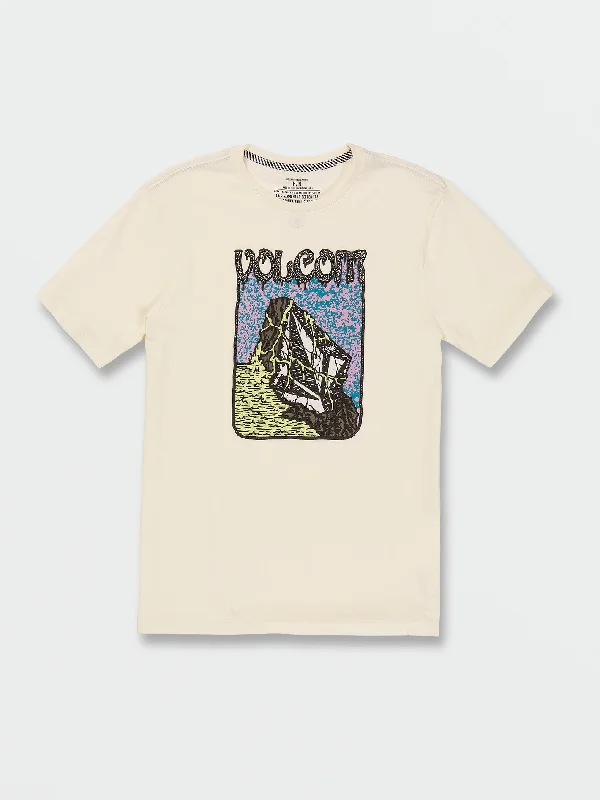 Farm to Yarn Submerged Short Sleeve Tee - Off White