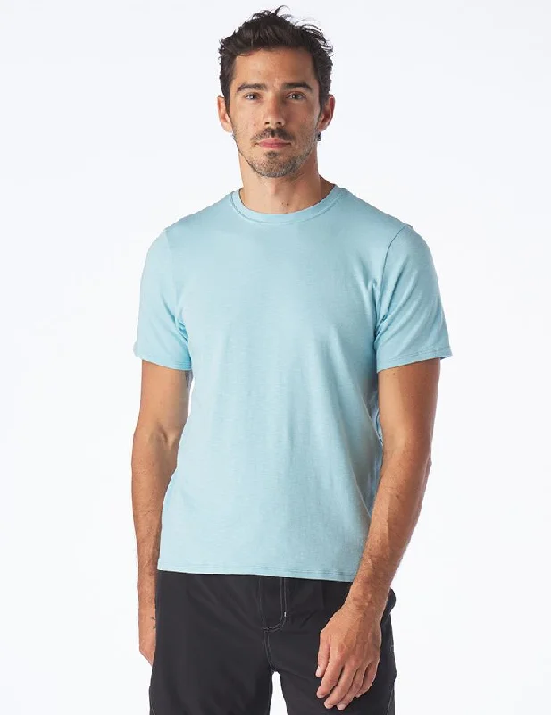 Oliver Short Sleeve: Vista Blue