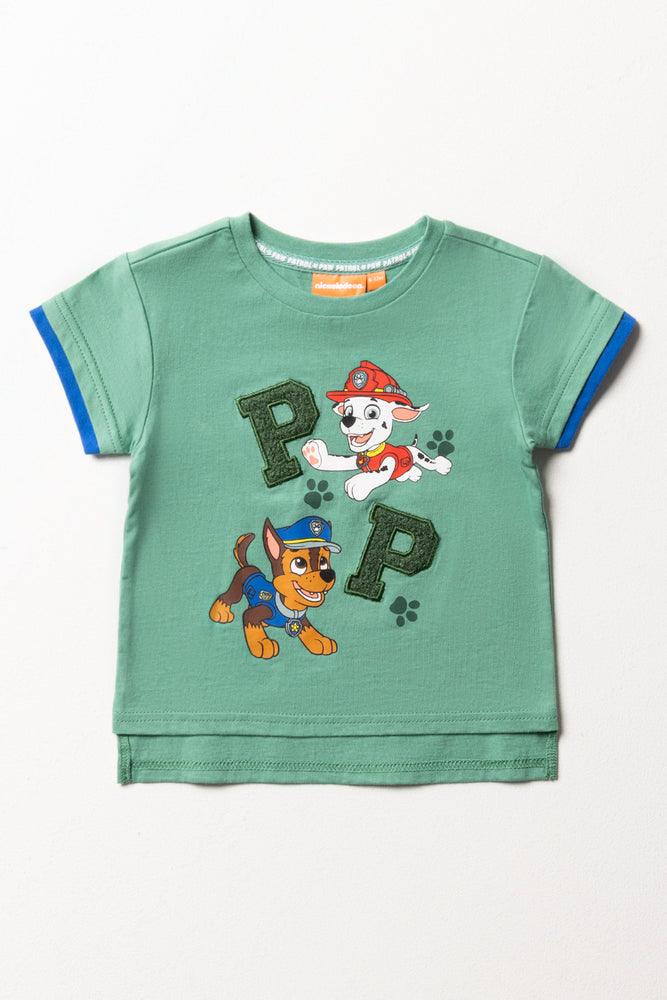 Paw Patrol Short Sleeve T-Shirt Green