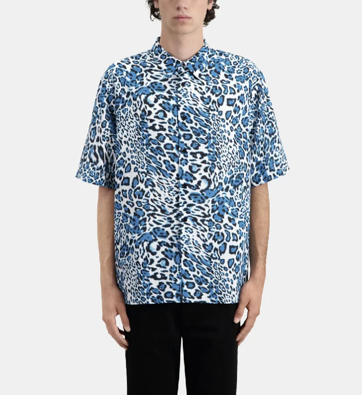 Printed Cotton Short Sleeved Shirt