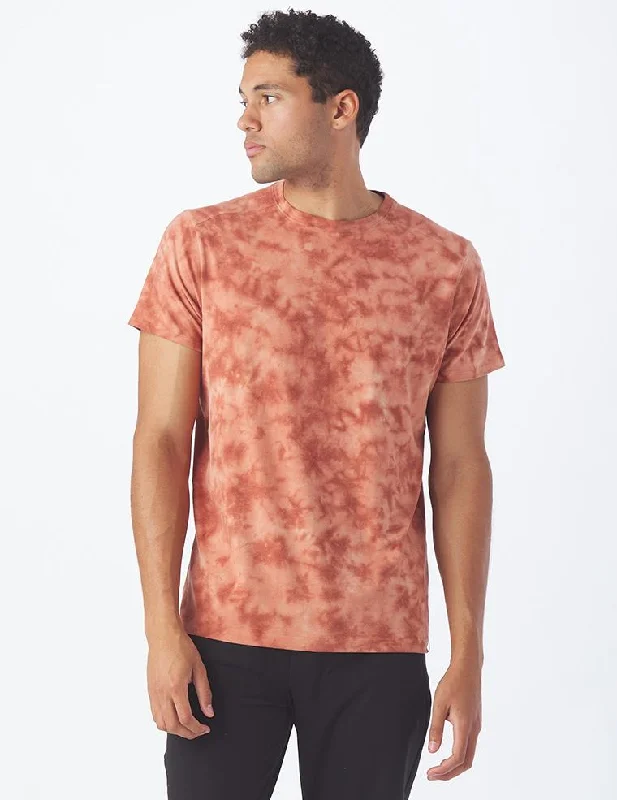 Salton Short Sleeve: Tangerine Tie-Dye