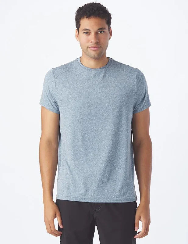 Salton Short Sleeve: Denim Blue Heather