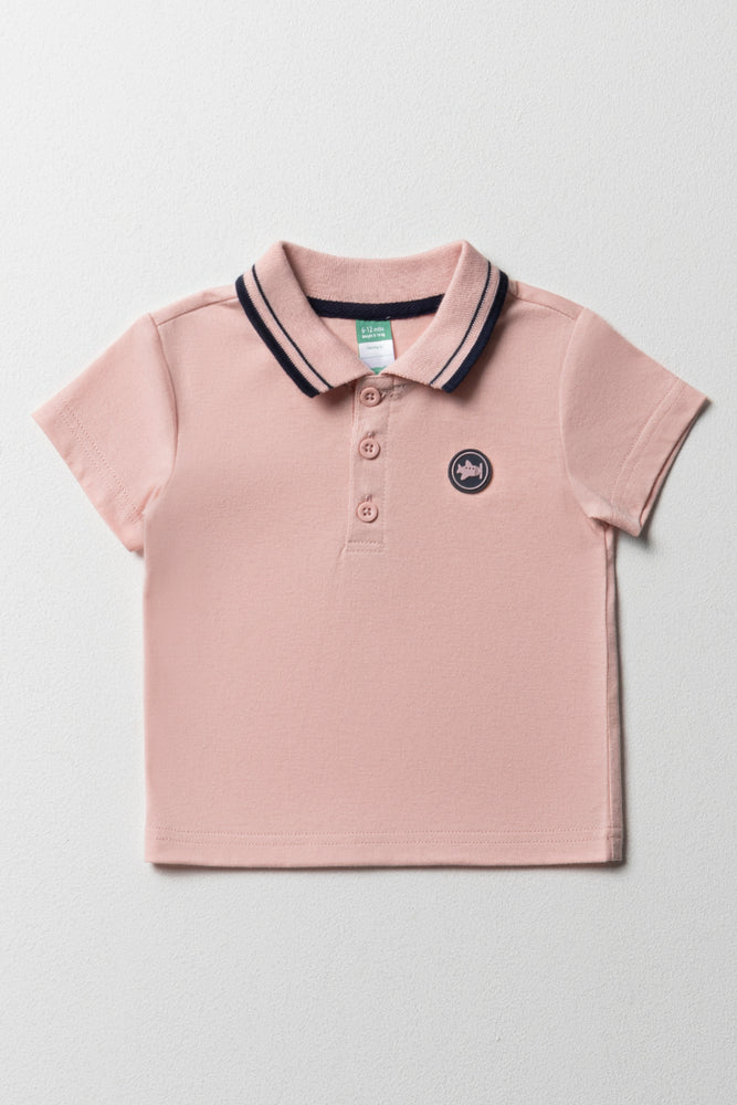 Short Sleeve Golfer Pink