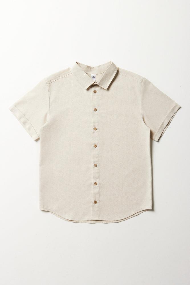 Short Sleeve Shirt Natural