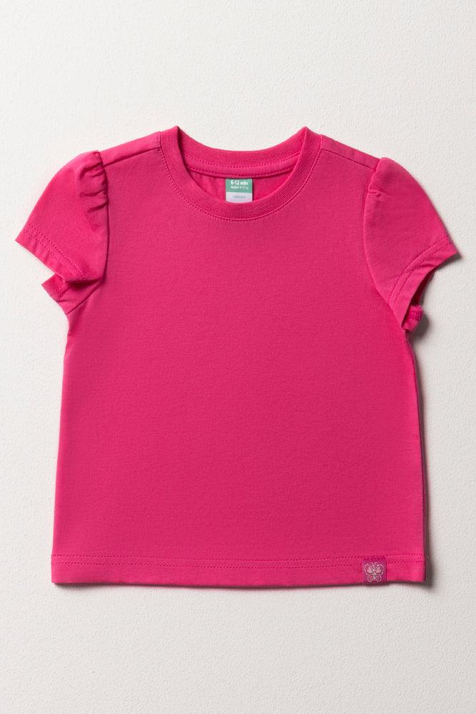 Short Sleeve T-Shirt Bright Pink