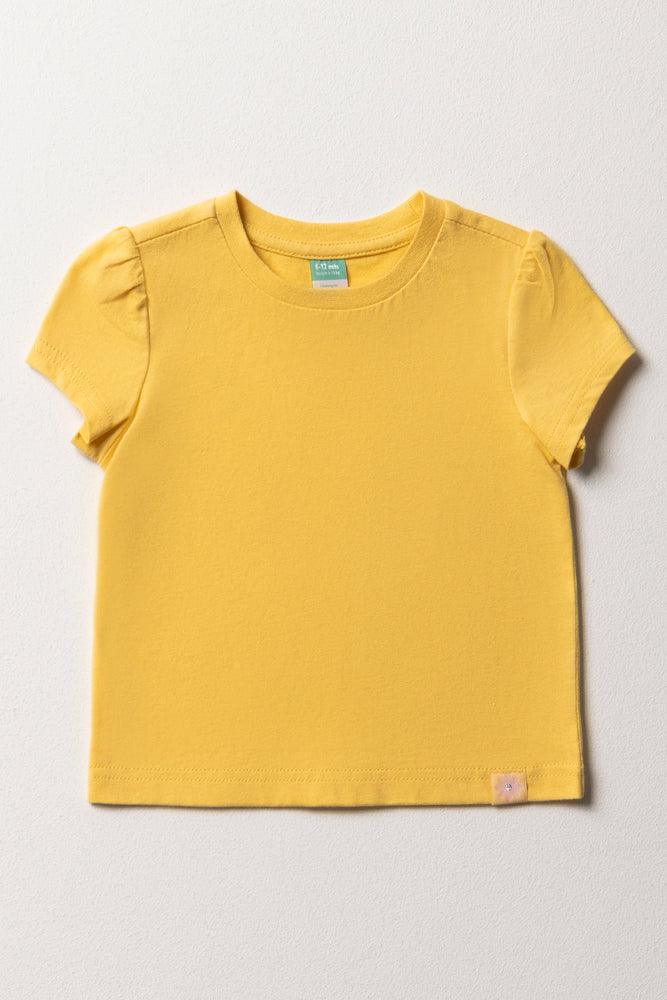 Short Sleeve T-Shirt Yellow