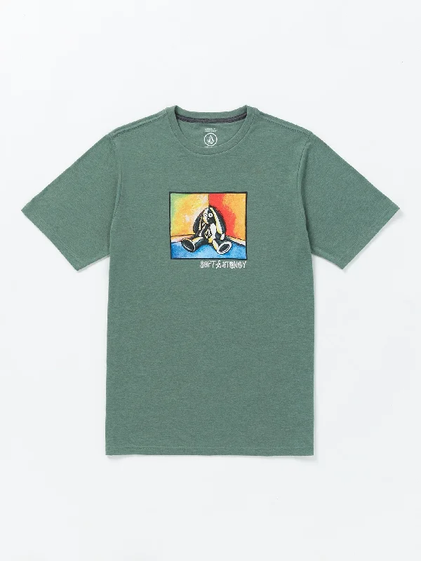 Soft And Stoney Short Sleeve Tee - Fir Green Heather