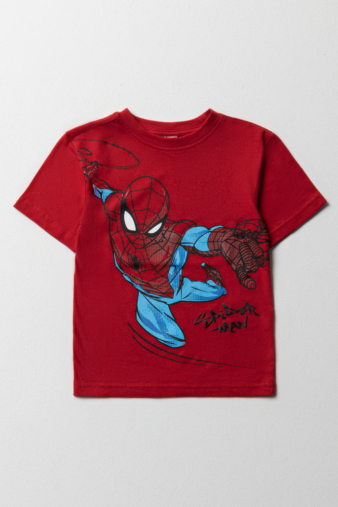 Spider-Man Short Sleeve T-Shirt Red