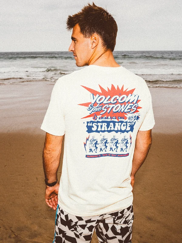 Strange Relics Short Sleeve Tee - Off White Heather