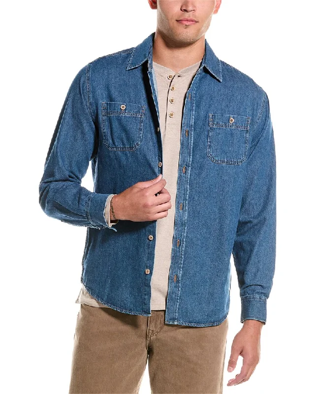 WEATHERPROOF VINTAGE Unlined Denim Shirt Jacket