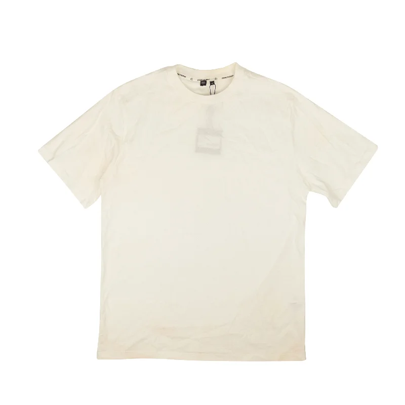 White Cotton Blank OC Short Sleeve T-Shirt