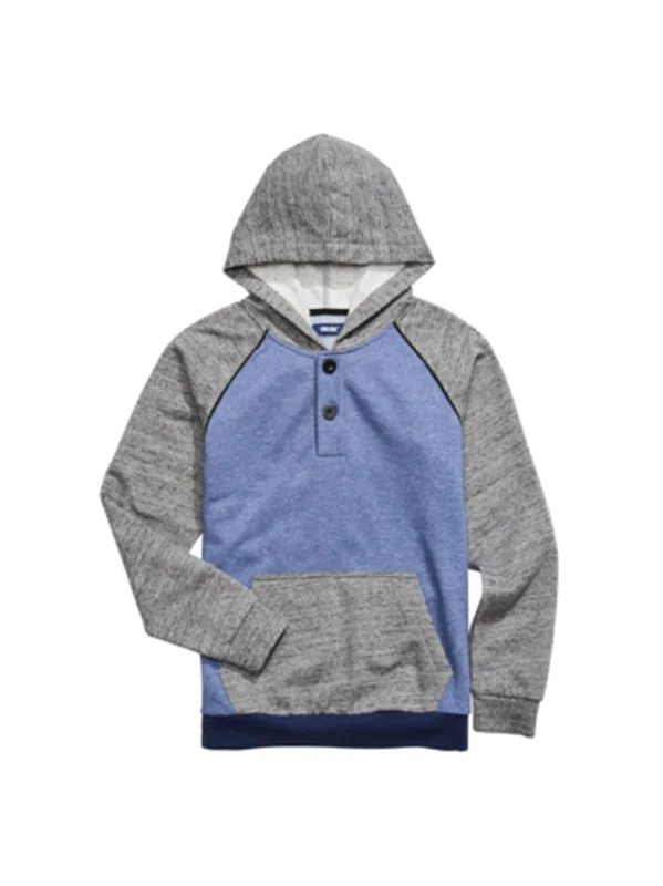 Kids Boy's Colorblocked Sweatshirt,Blue/Grey