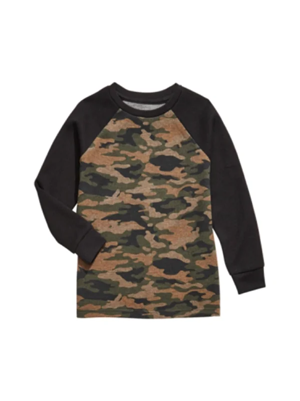 Kids Boy's Camo Printed Sweatshirt,Multi