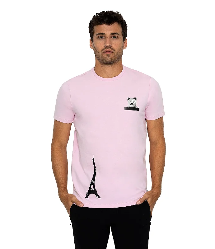 Bertigo Stretch Short-Sleeve Tshirts | EIFFEL PINK T-SHIRT