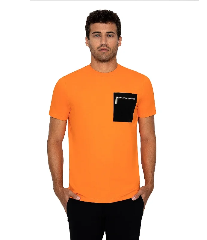 Bertigo Stretch Short-Sleeve Tshirts | ORSO ZP ORANGE T-SHIRT