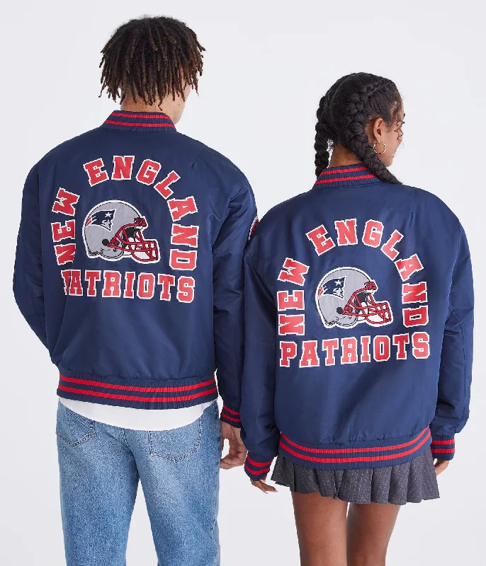 Aeropostale New England Patriots Helmet Bomber Jacket