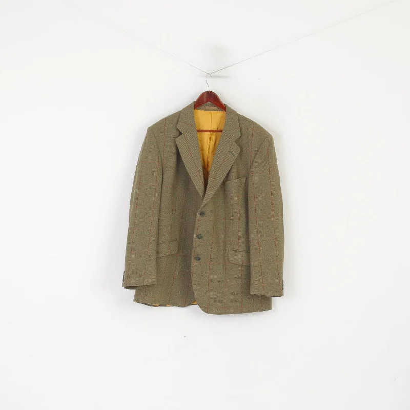 Supasax Buckingham Men 48 Blazer Green Bladen Wool Castle Douglas Vintage Jacket