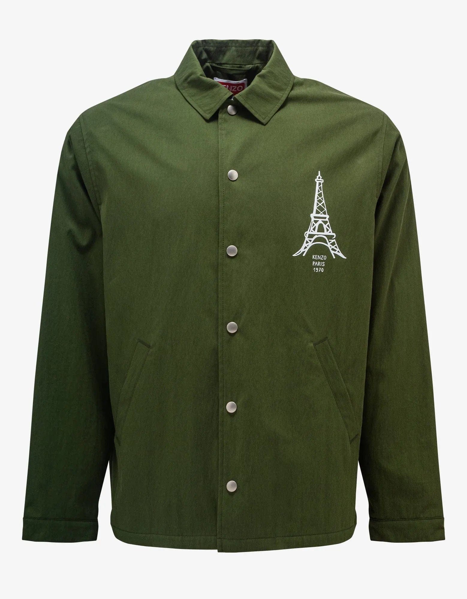 Kenzo Dark Khaki Paris-Japan Coach Jacket