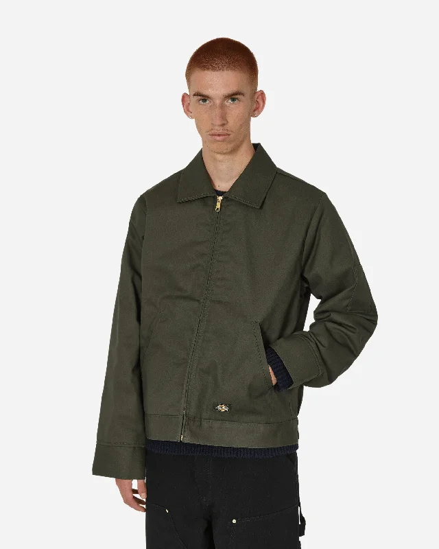 Lined Eisenhower Jacket Olive Green