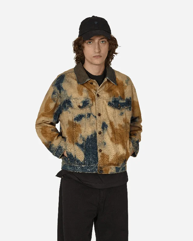 Bleached Denim Trucker Jacket Acid Savas Wash