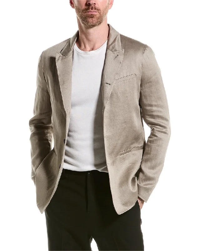 John Varvatos Slim Fit Linen Jacket