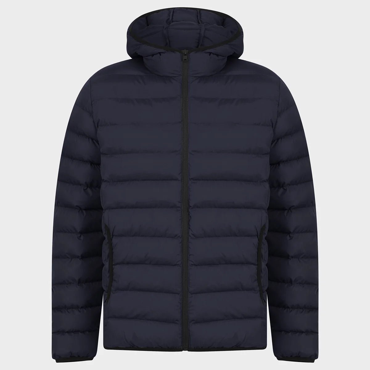 Mens Navy Quilted Jacket