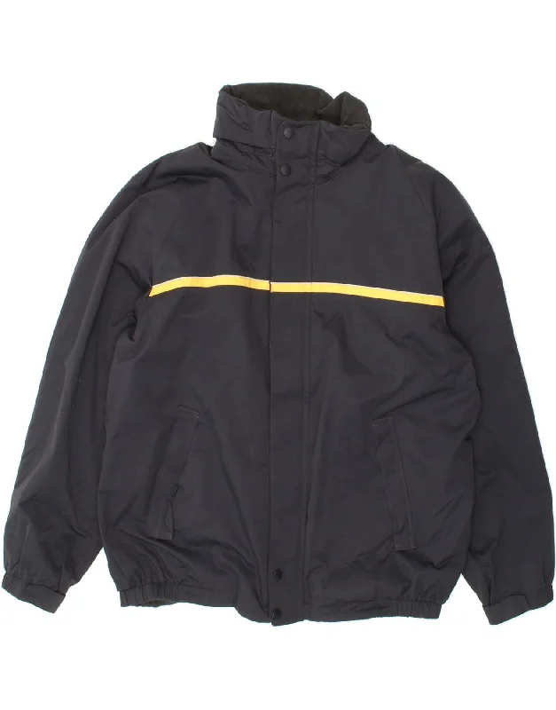 NAUTICA Mens Reversible Jacket UK 44 2XL Black Nylon