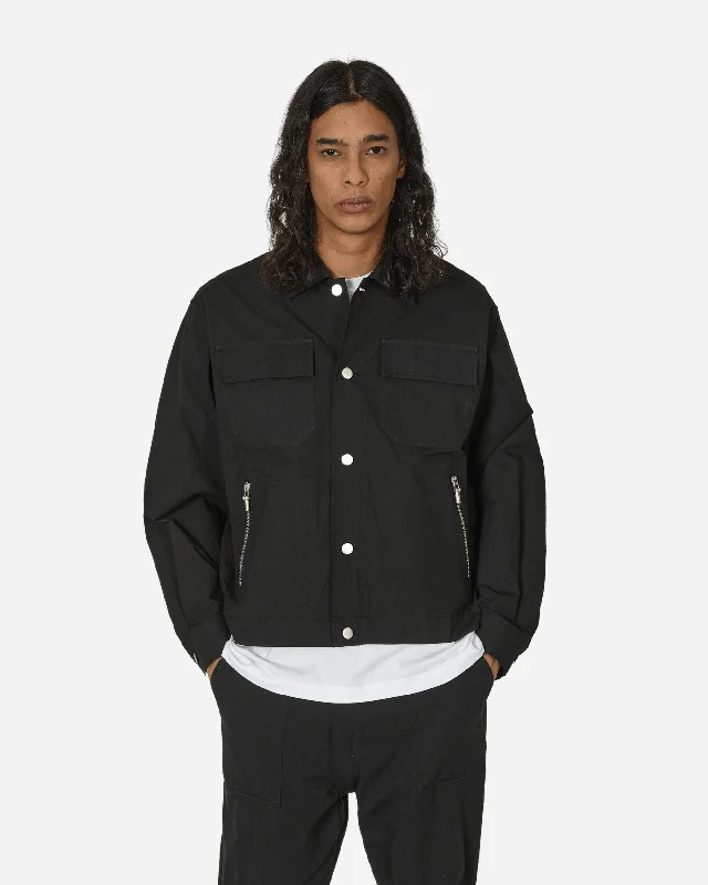 P-Zip Drizzler Jacket Black