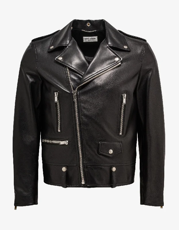 Saint Laurent Black Motorcycle Jacket