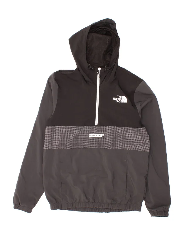 THE NORTH FACE Mens Hooded Anorak Jacket UK 36 Small Grey Colourblock