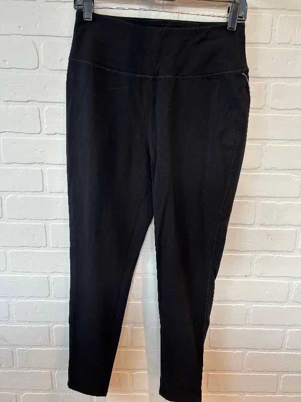 Black Athletic Leggings Talbots, Size 8petite