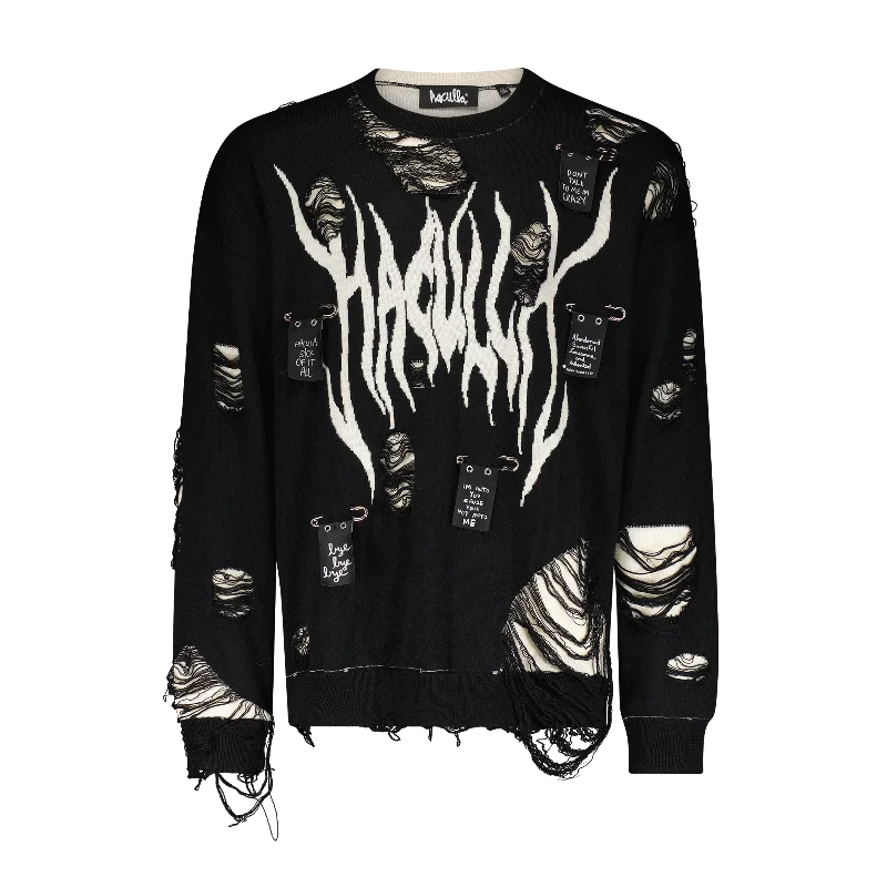 BLAZIN DISTRESSED HACULLA SWEATER