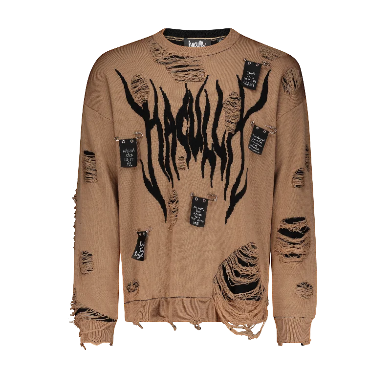 BLAZIN DISTRESSED HACULLA SWEATER