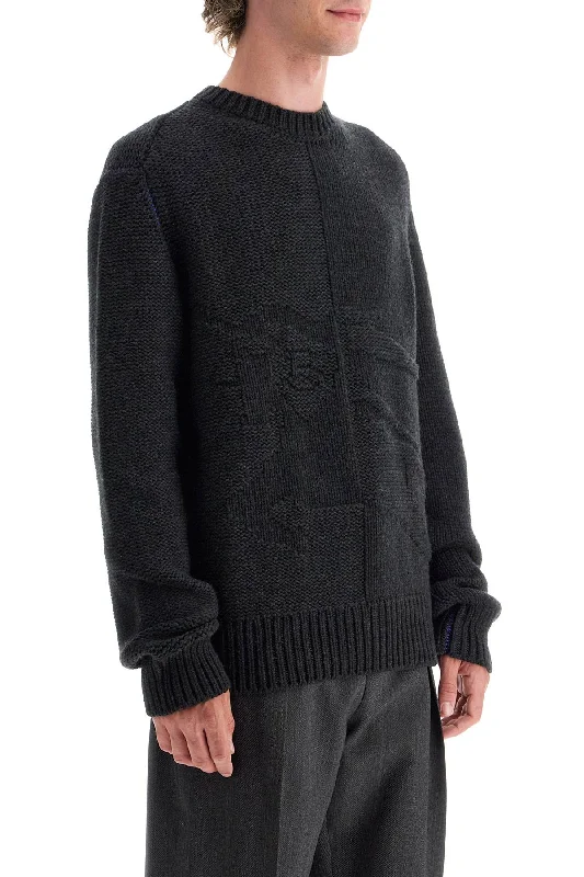 Burberry Cashmere Sweater With Ekd Design