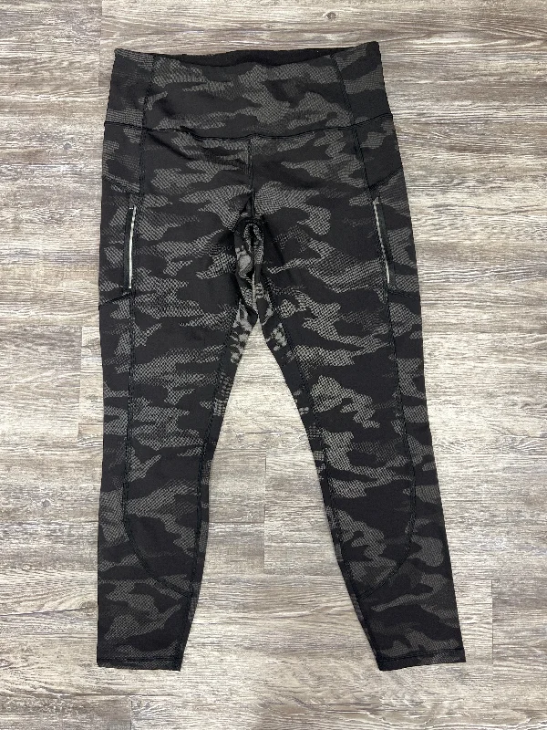 Camouflage Print Athletic Leggings Athleta, Size 1x