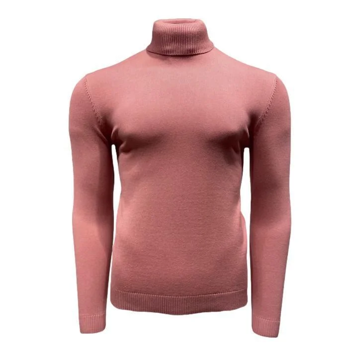 Lavane'  Dusty Rose Turtlenecks Sweater - SYM