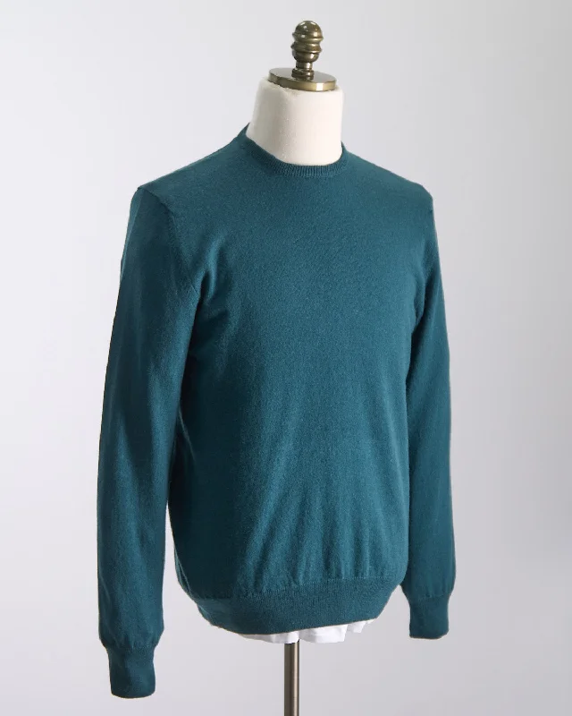 100% Cashmere Girocollo Punto Rasato Sweater