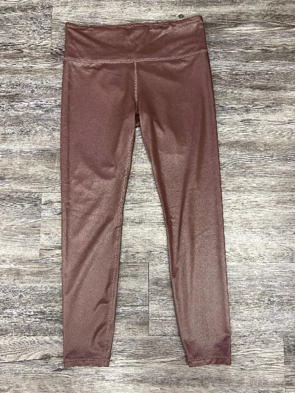 Purple Athletic Leggings Athleta, Size M