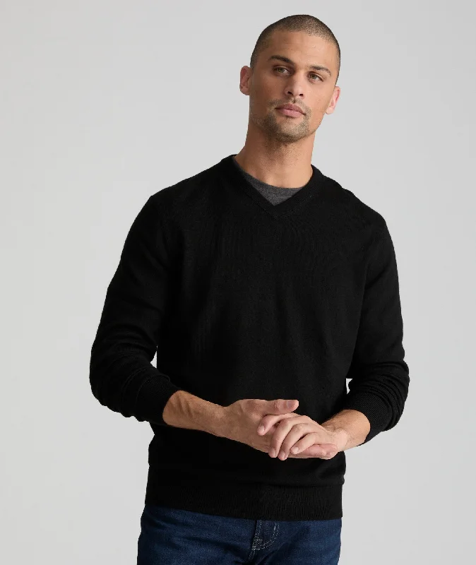 Merino Wool V-Neck Sweater